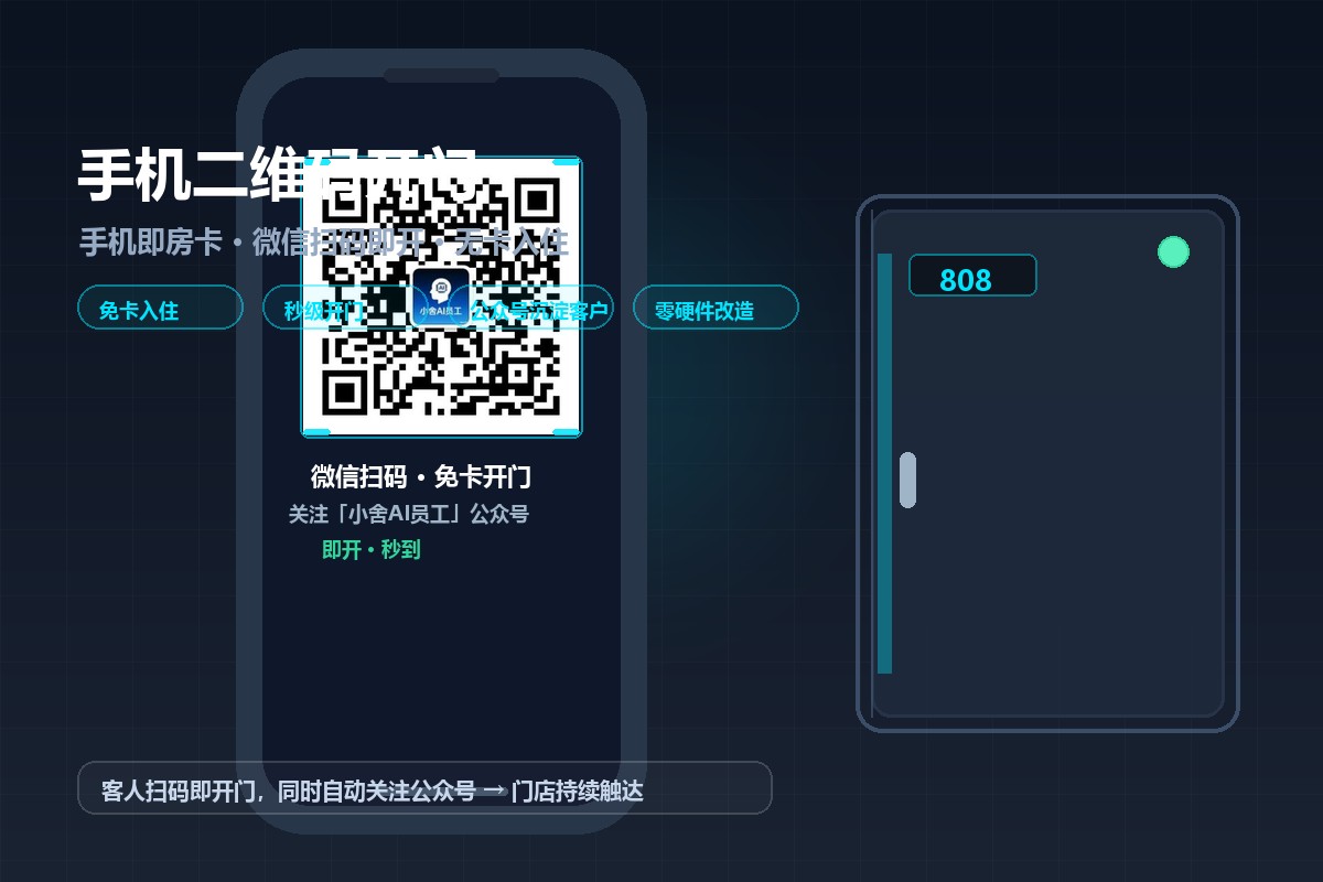 手机二维码开门 微信扫码开门