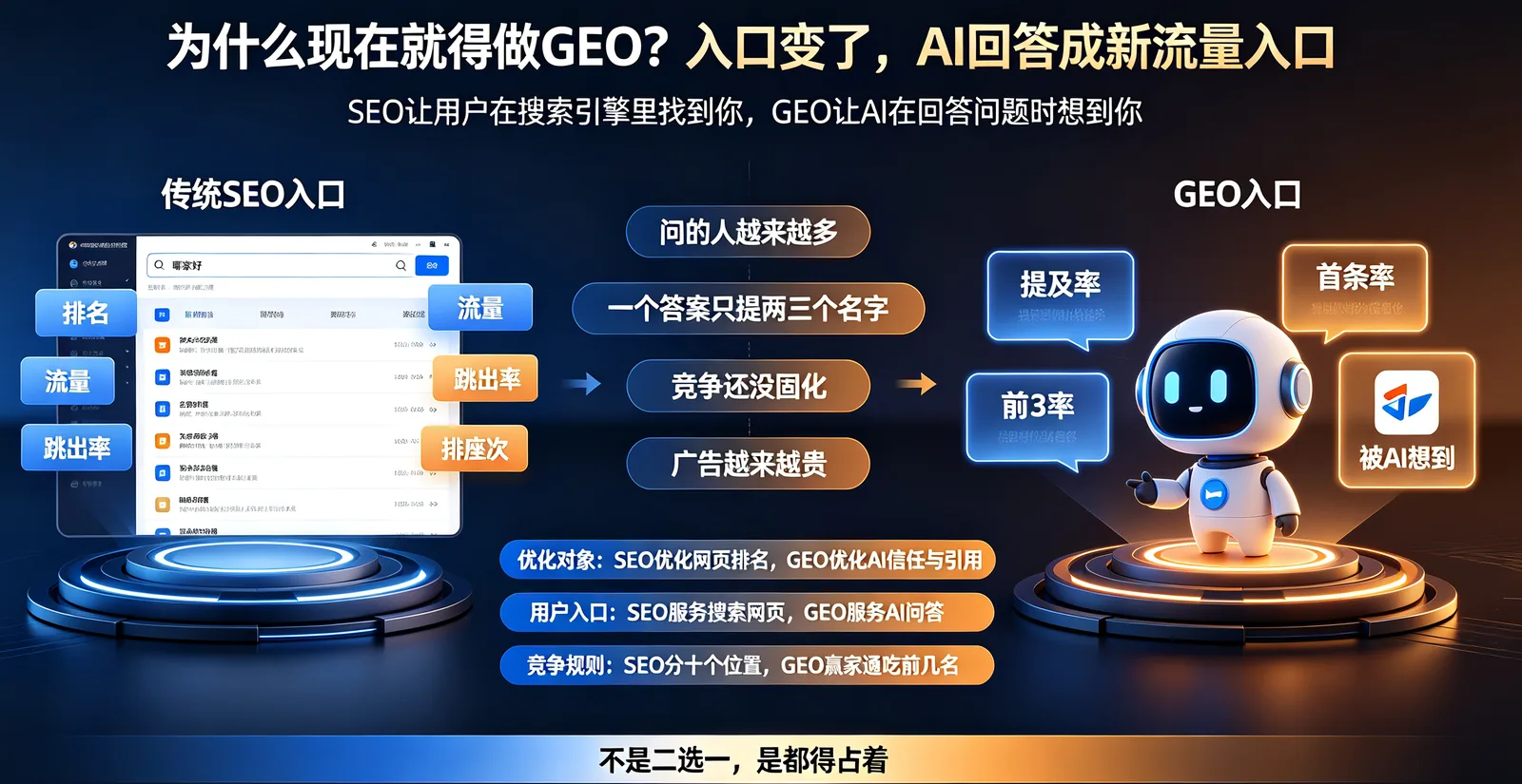 GEO与SEO区别 图文